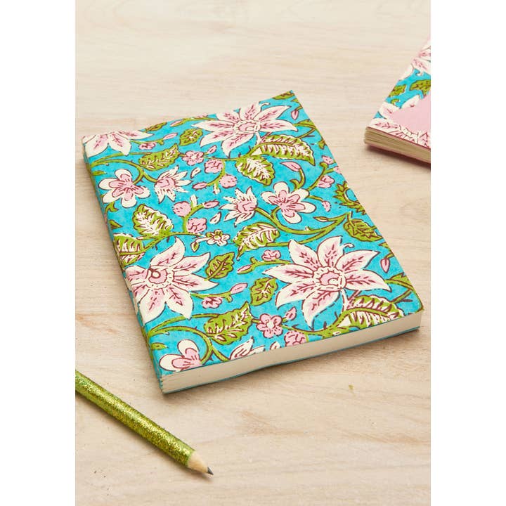Namaste - Wholesale Notebook - Block Print Notebook - Lily