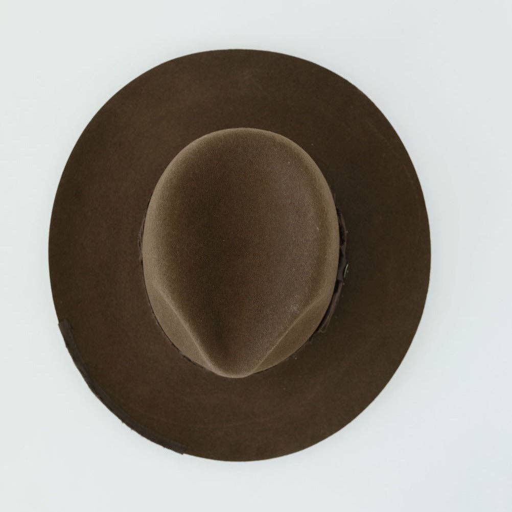 Gigi Pip - Wholesale Fedora - Men's - Delmar Distressed Felt Fedora5