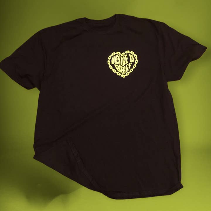 Black/Neon - Scripture Tee for wholesale by Desire Is Energy