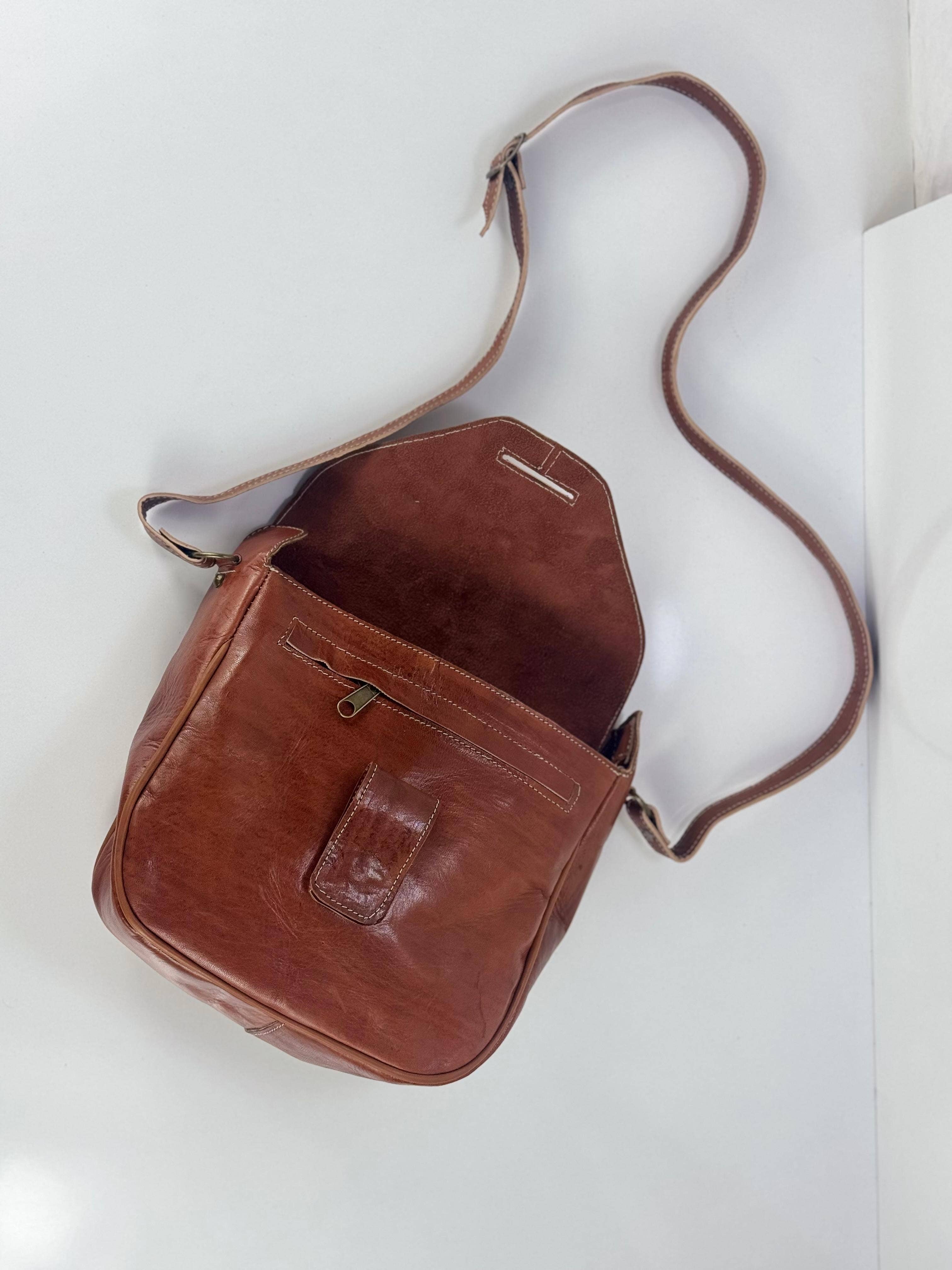 HandmadeBestSeller - Wholesale Crossbody Bag - Women's - Handcrafted Moroccan Leather Crossbody Bag11