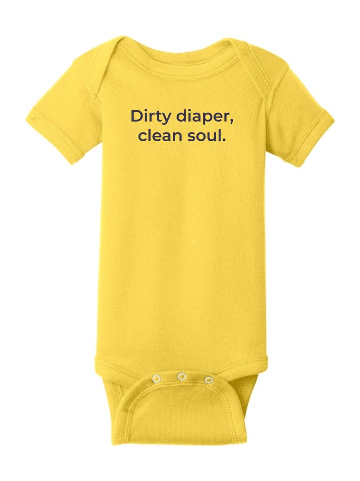Sock Religious - Wholesale Bodysuit (Non-Footed) - Baby - Dirty Diaper, Clean Soul Onesie4