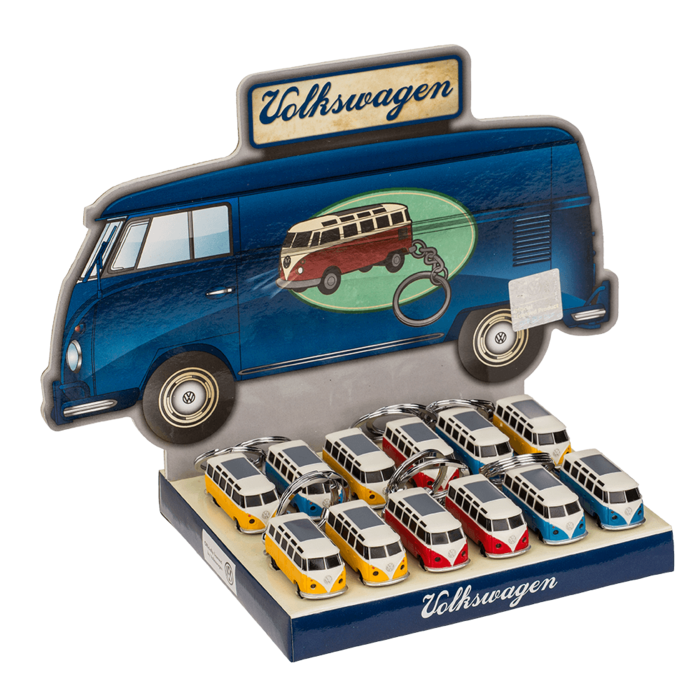 Out of the blue KG – wholesale Keychain – Unisex – Keyring, Model Car, VW T1 bus - 1963,3
