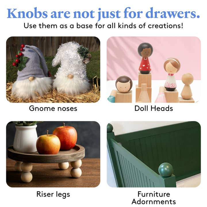 Woodpeckers Crafts - Wholesale Knob/Pull - Wooden Ball Knobs