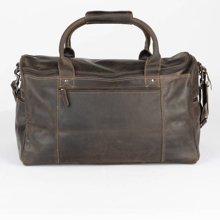 Greenwood Leather - Wholesale Weekender Bag - Men's - Large Leather Weekender Bag - Casual Vintage Look18