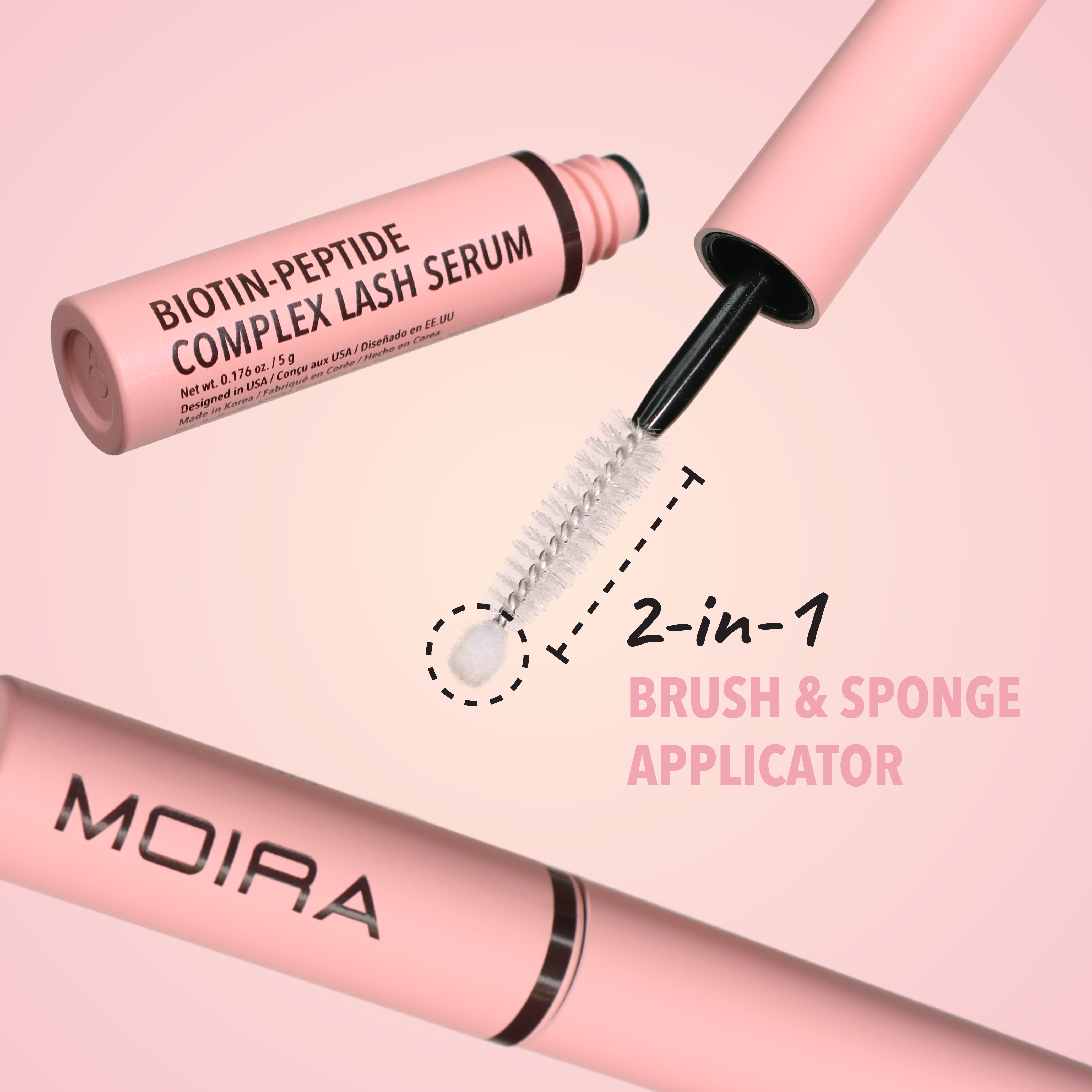 Moira Cosmetics - Wholesale Eyelash/Brow Serum - Biotin-Peptide Complex Lash Serum3