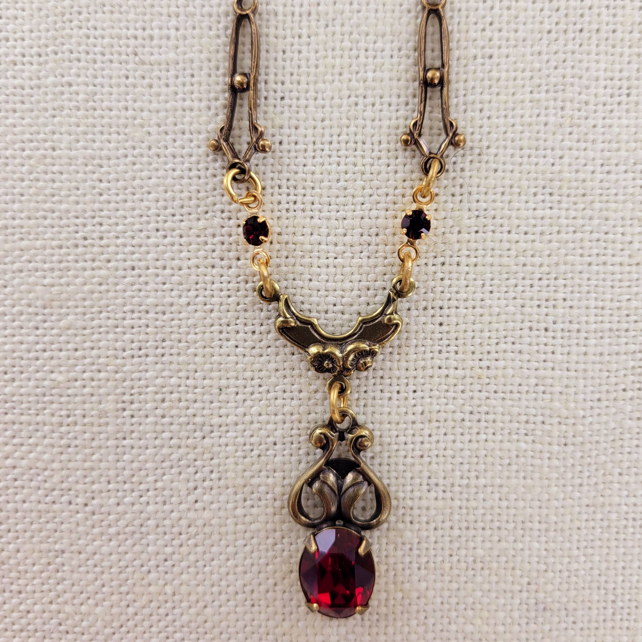 Sadie Green's Jewelry - Wholesale Pendant/Charm Necklace - Victorian Reproduction Necklace N4885