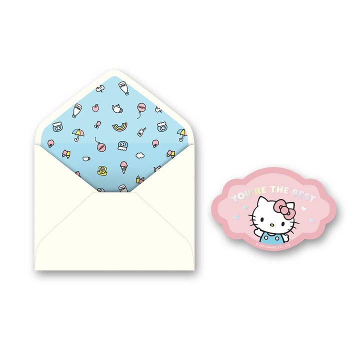 Studio Oh! - Wholesale Thank You Card - Hello Kitty Thank You Deluxe Greeting Card