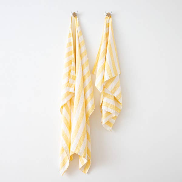 PHILIPPE STRANDLAKEN GEEL voor wholesale door LinenMe