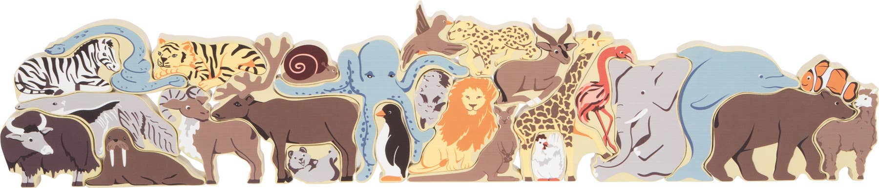 small foot - Wholesale Puzzle - Kids - Letter puzzle animals | Puzzles | Wood1