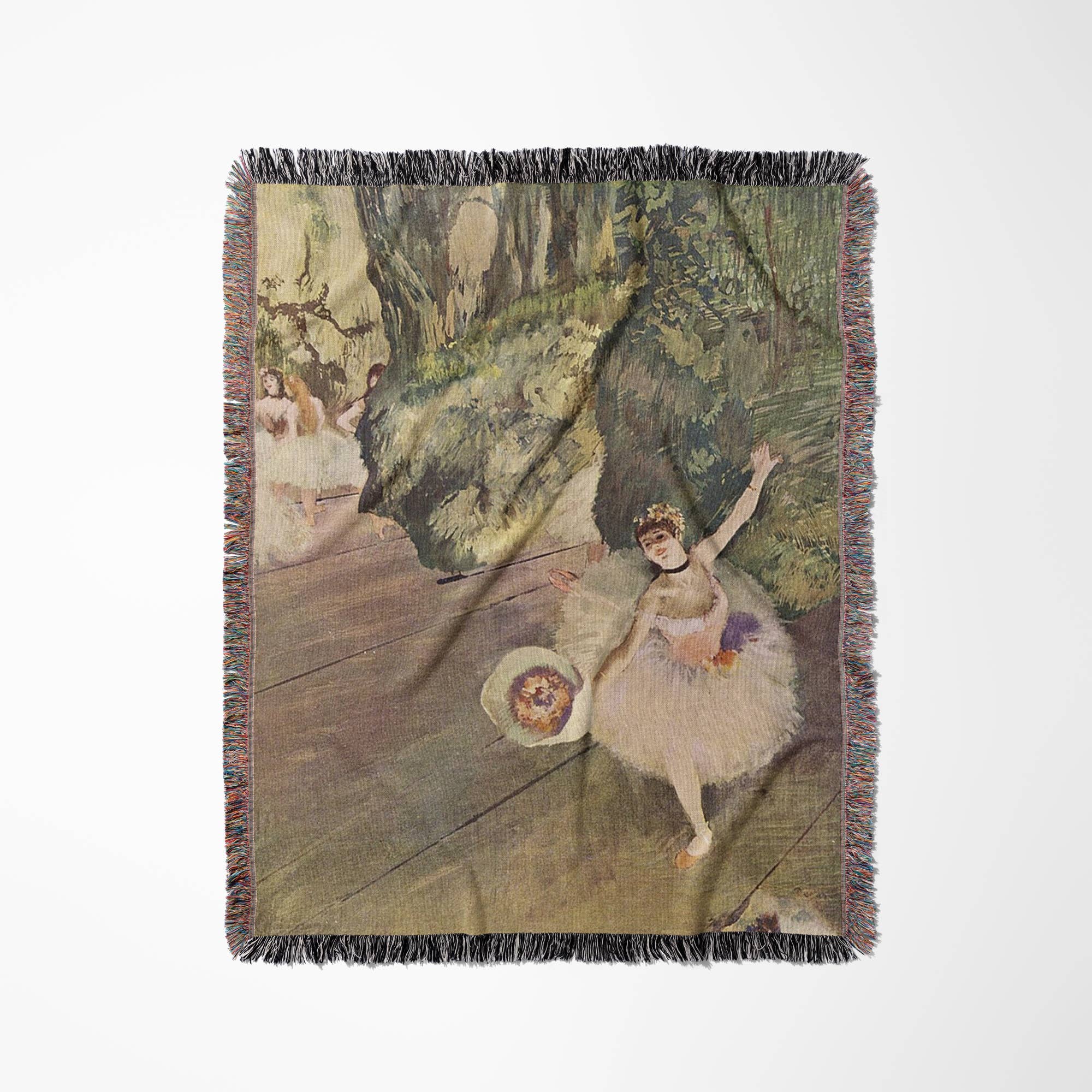 3dRose - Wholesale Throw Blanket - 3dRose, Edgar Degas Painting Take A Bow Of Ballerinas, Blanket