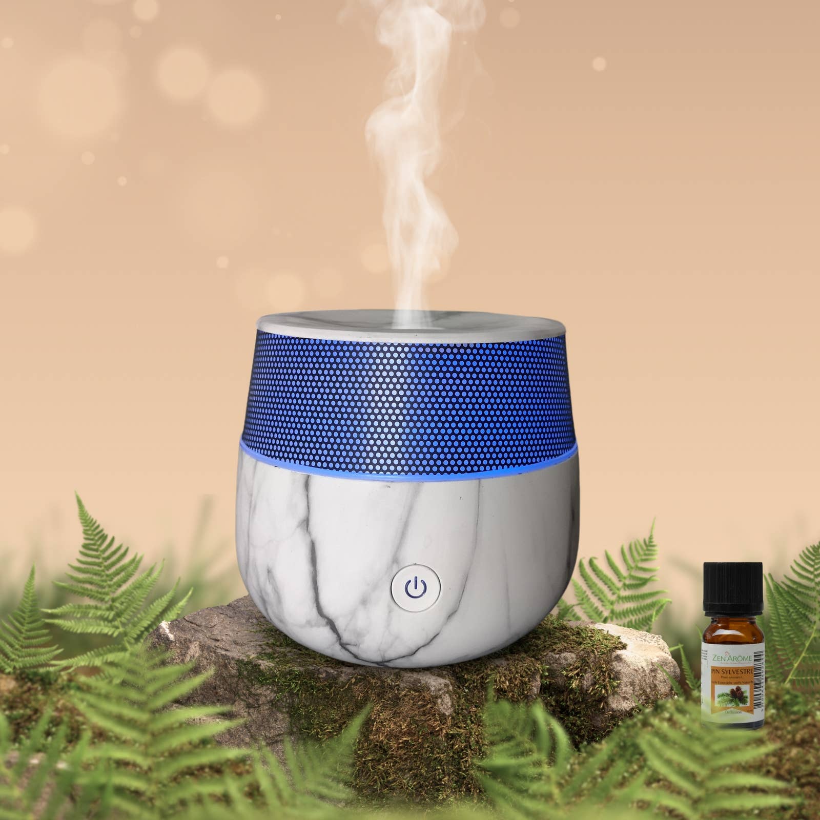Zen'Arôme – wholesale Elektronisk diffusor – Kailo doft- och eterisk oljediffuser med marmormönster9