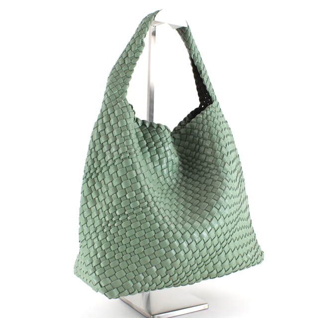 Pretty Persuasions - Wholesale Shoulder Bag - Women's - P23067 Woven Hobo Bag w/Cosmetic Pouch6