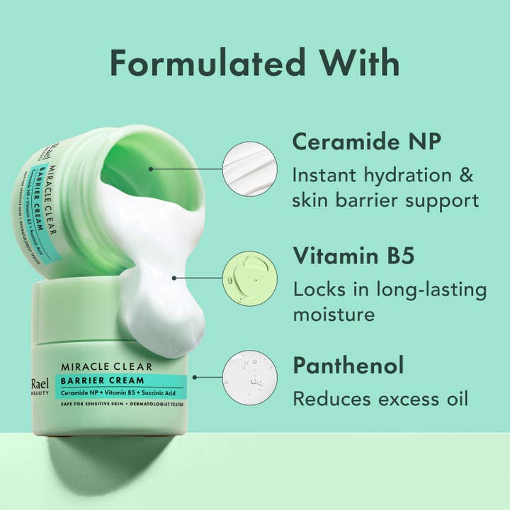 Rael - Wholesale Facial Moisturizer - Rael Beauty Miracle Clear Barrier Cream