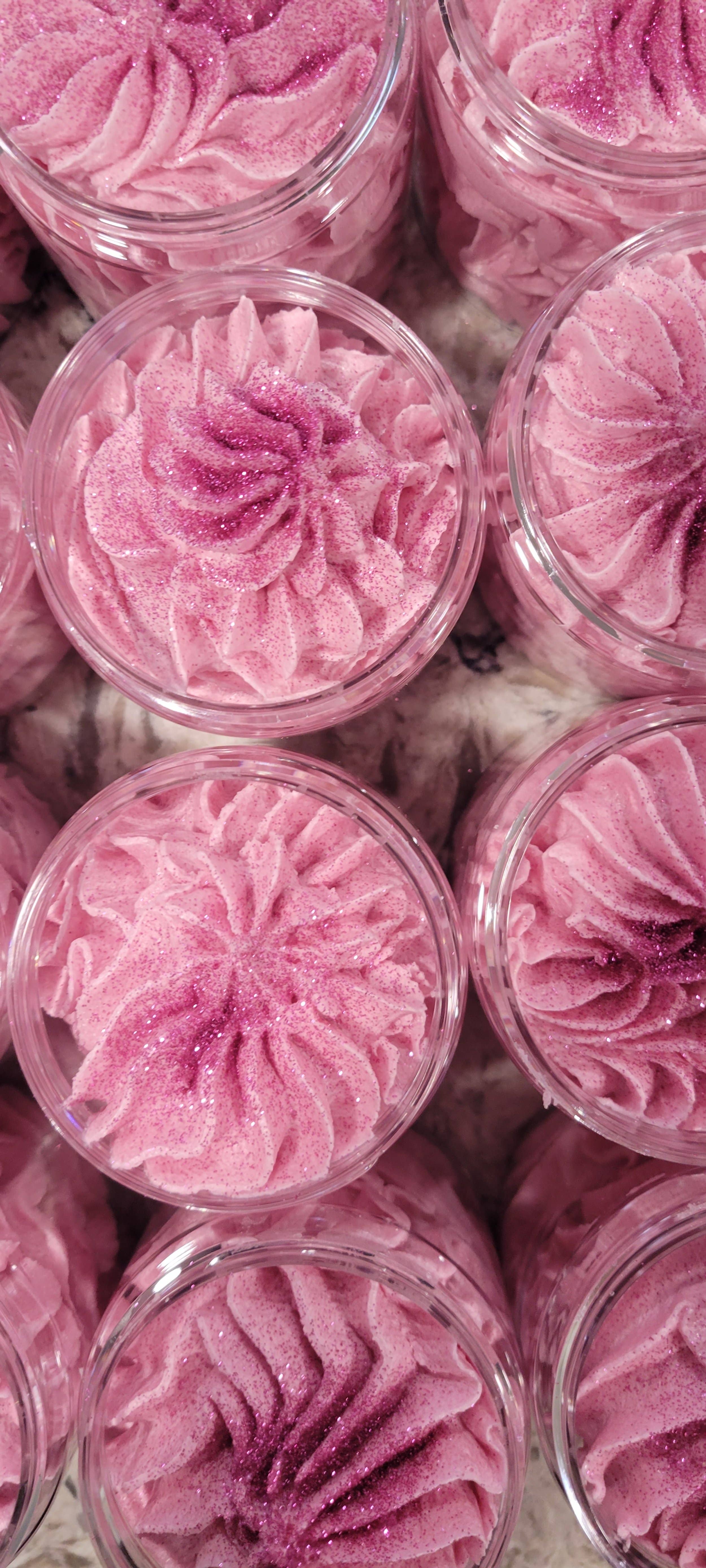 Soulful Serenity Soaps - Wholesale Whipped Soap - Pink Mimosa Whipped Soap + Scrub2