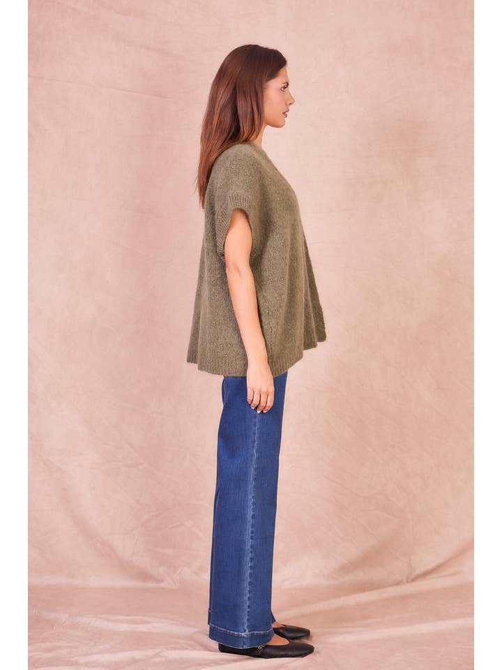 Calie Paris - Wholesale Cardigan – Women’s - Sleeveless Mohair Blend Sweater18