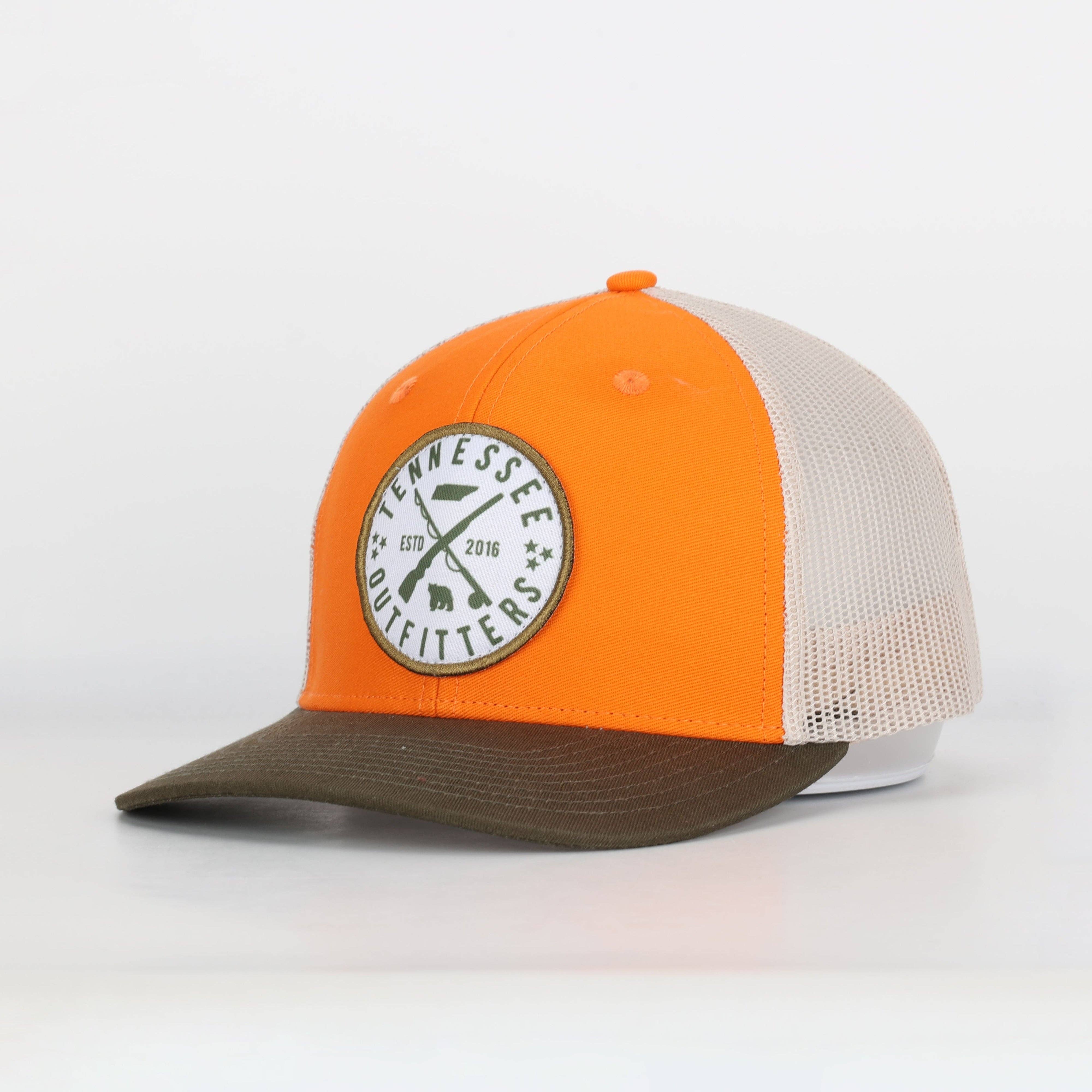 Tennessee Outfitters - Venta al por mayor Gorra trucker - Unisex - Sombrero de caza y pesca en color naranja intenso1