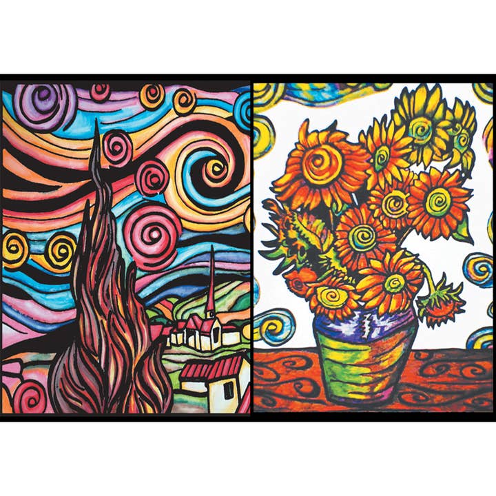 Van Gogh notesbog i A5-format for engroshandel hos Colorvelvet