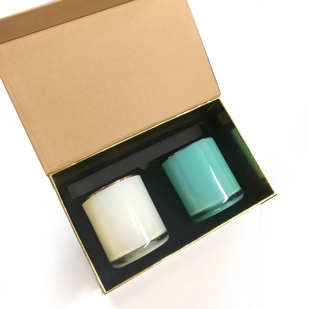 Antwerp Luxury candle supplies - Vente Coffrets cadeaux - Insert en mousse pour coffret cadeau Duo pour 2 x Vogue/Urban S1