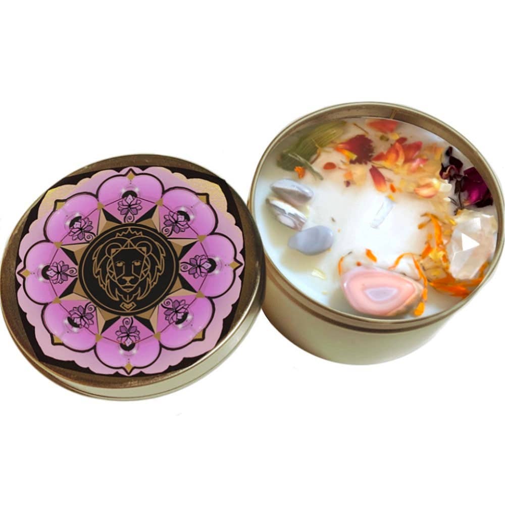 Namaste Home - Vente Set de bain et corps - Coffret Cadeau Lion, Ensemble Journée Spa, Cadeau d'Anniversaire, pour Mère, Fille, Amie, Noël, Coffret Cadeau avec Bombe de Bain, Savon, Bougie2