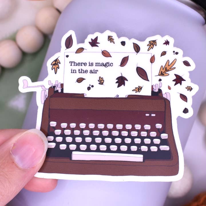 Adesivo per macchina da scrivere Magic in the Air, 3 x 2,54 pollici per la vendita all'ingrosso da parte di Sammy Jean Artist