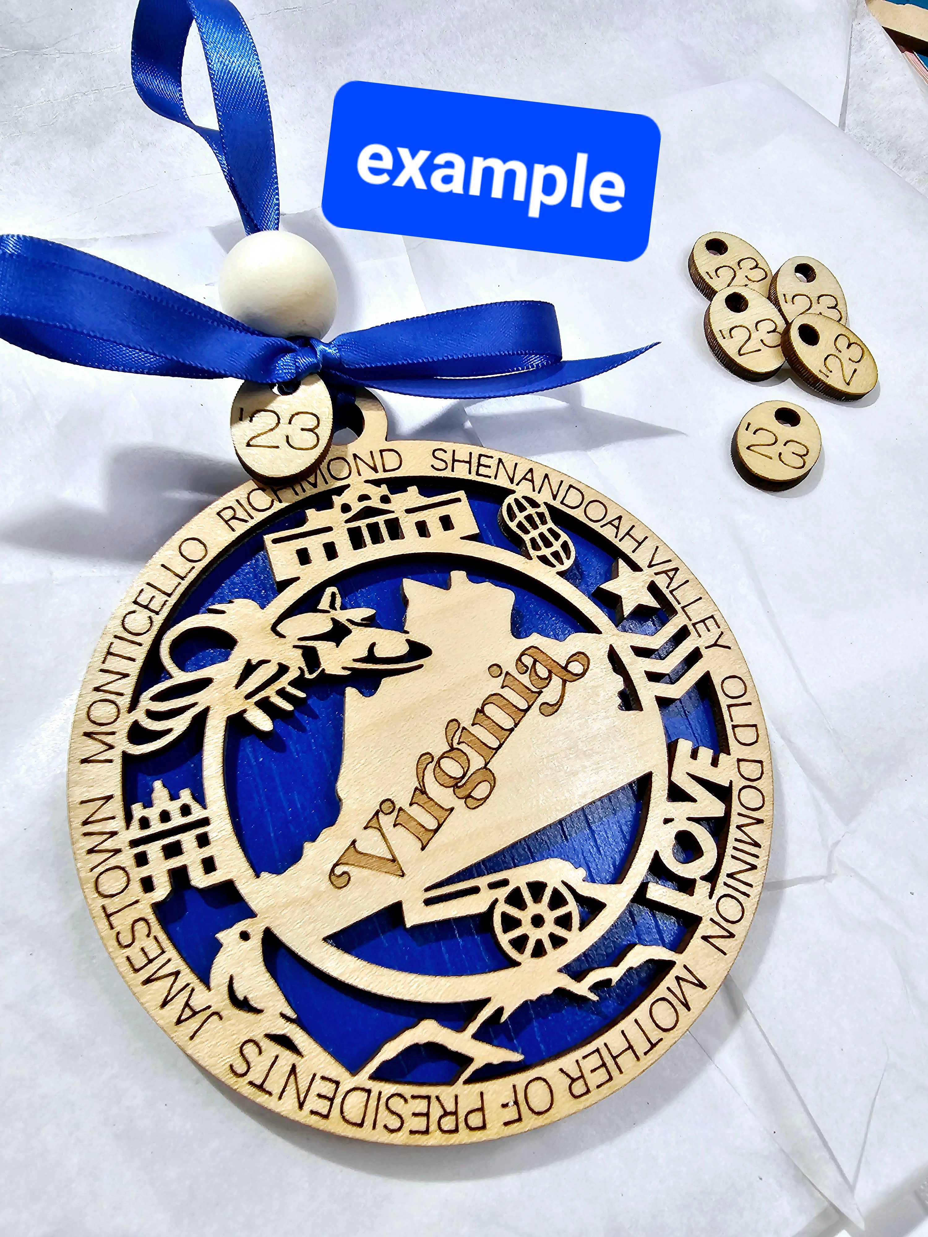 Cul de Sac Critters - Vente Objets de décoration - Ornement souvenir du Tennessee de 26 avec design découpé détaillé5