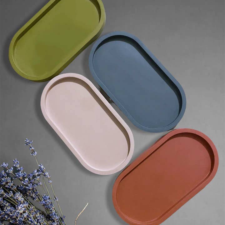 Oval Trinket Dish - White Label Ready. Includes Wrap! for wholesale by Moon Water Apothecary / UniScents