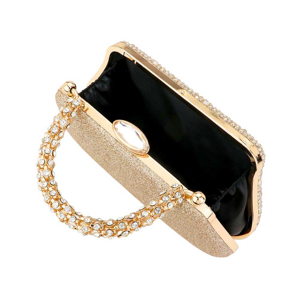 Pearl and Rox - Wholesale Clutch Bag - Women's - Bling Top Handle Crossbody Evening Bag2