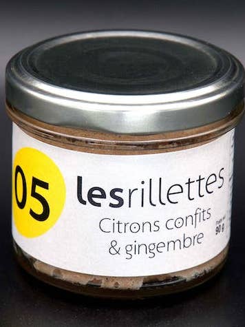 Rillettes de porco com limões cristalizados e gengibre por atacado de Secrets De Famille