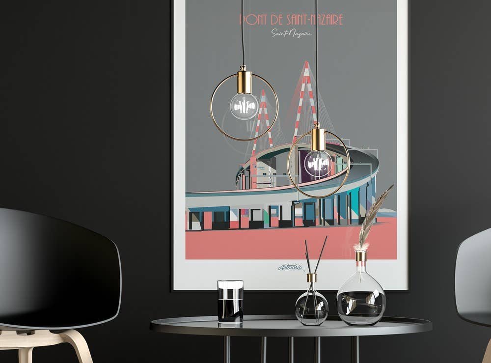 Artmoric - Wholesale Art Print - Saint-Nazaire/Saint-Nazaire Bridge1