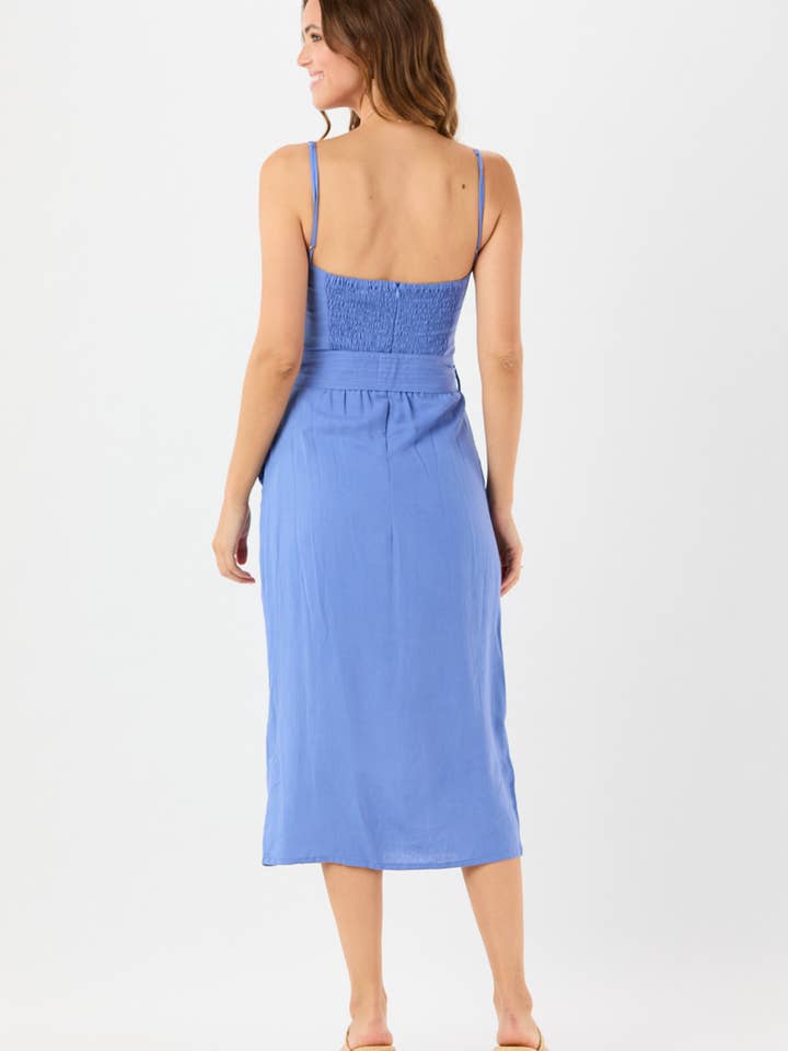 Azure Downtown Midi Dress for wholesale on Faire