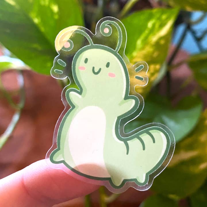 Shop Emily M - Wholesale Sticker - *Clear* Caterpillar Mini Sticker