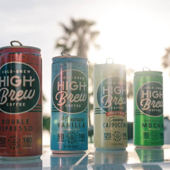 High Brew Coffee - Wholesale Iced Coffee/Cold Brew - Creamy Cappuccino +Protein