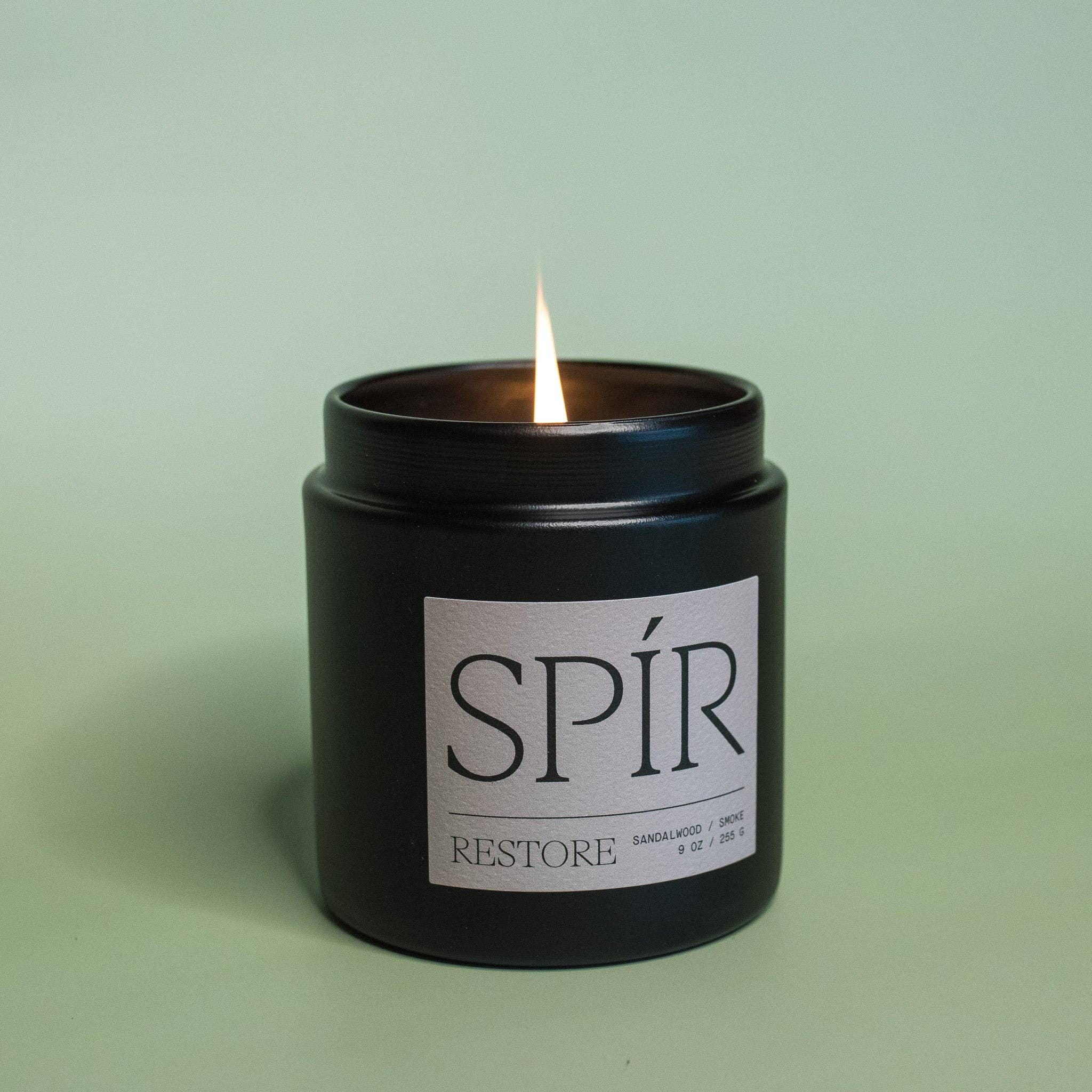 Spír Candle Co. - Wholesale Jar/Filled Candle - Restore – 9 oz Candle2