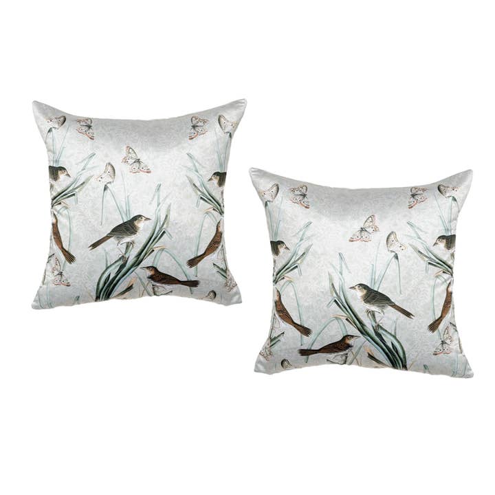 Par de Almofadas Borboleta Mint - Feito por Encomenda por atacado de Poetic Pillow