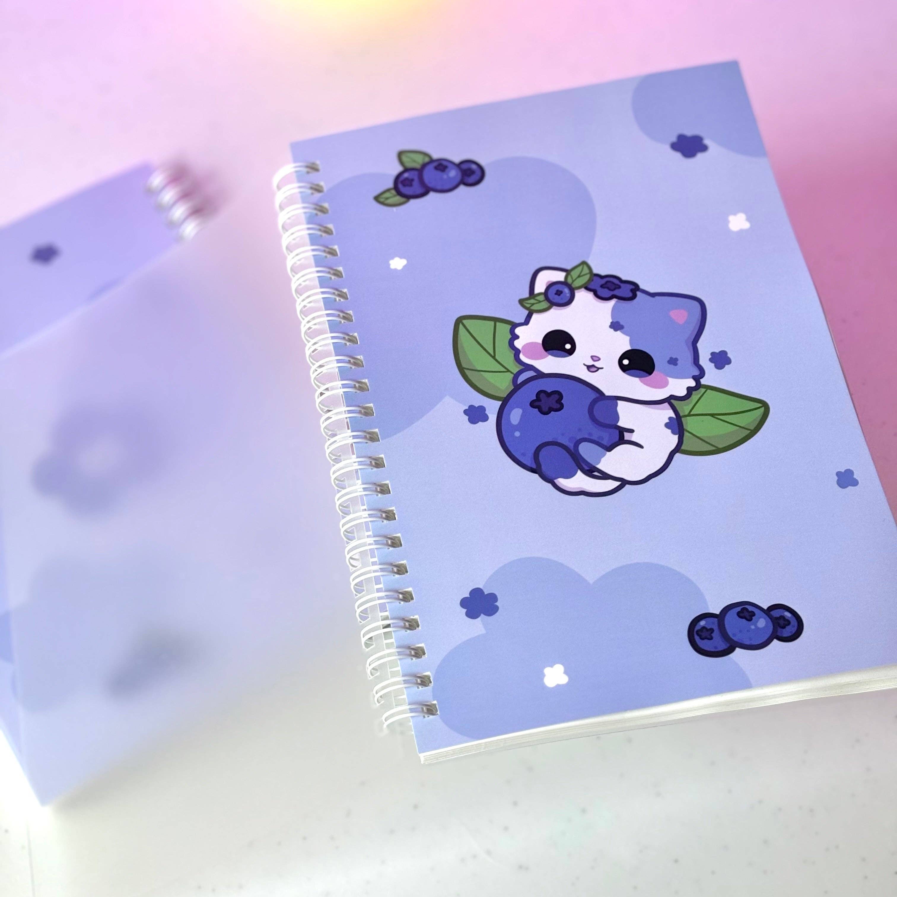 owloArt - Wholesale Sticker - Blueberry Cat Sticker Reusable Book (A5 size)1