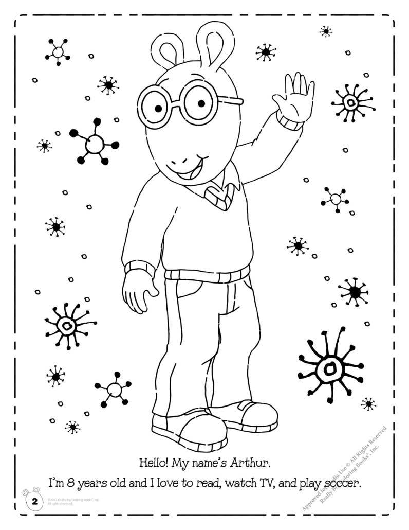 Really Big Coloring Books | ColoringBook.com - Wholesale Coloring Book - Kids & Baby - 12 Pack - Arthur® Coloring Book Official 8.5"x11" PBS KIDS®1