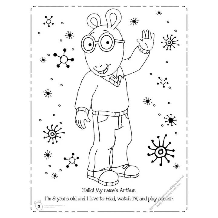 Really Big Coloring Books | ColoringBook.com - Wholesale Coloring Book - Kids & Baby - 12 Pack - Arthur® Coloring Book Official 8.5"x11" PBS KIDS®1