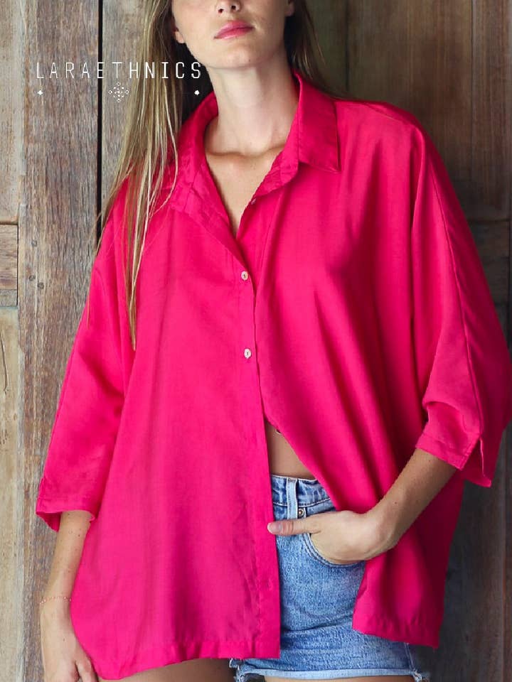 SHIRT - GRAZIELLA for wholesale by LARA ETHNICS