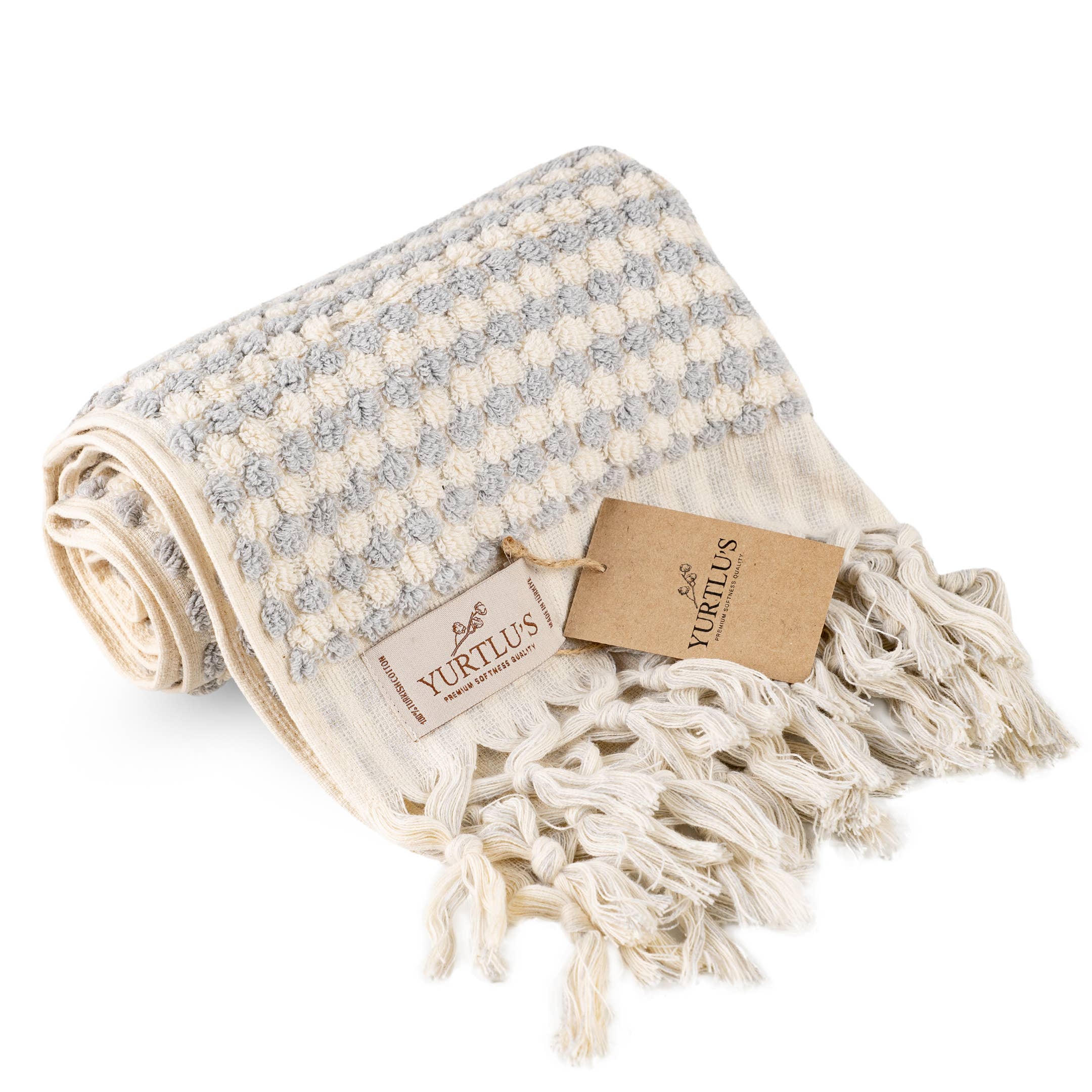 YURTLUS – wholesale Hand towel – Organic Bubble Series- Hand Towel 18x 37,Soft Thick Towel, Kitchen Towel10