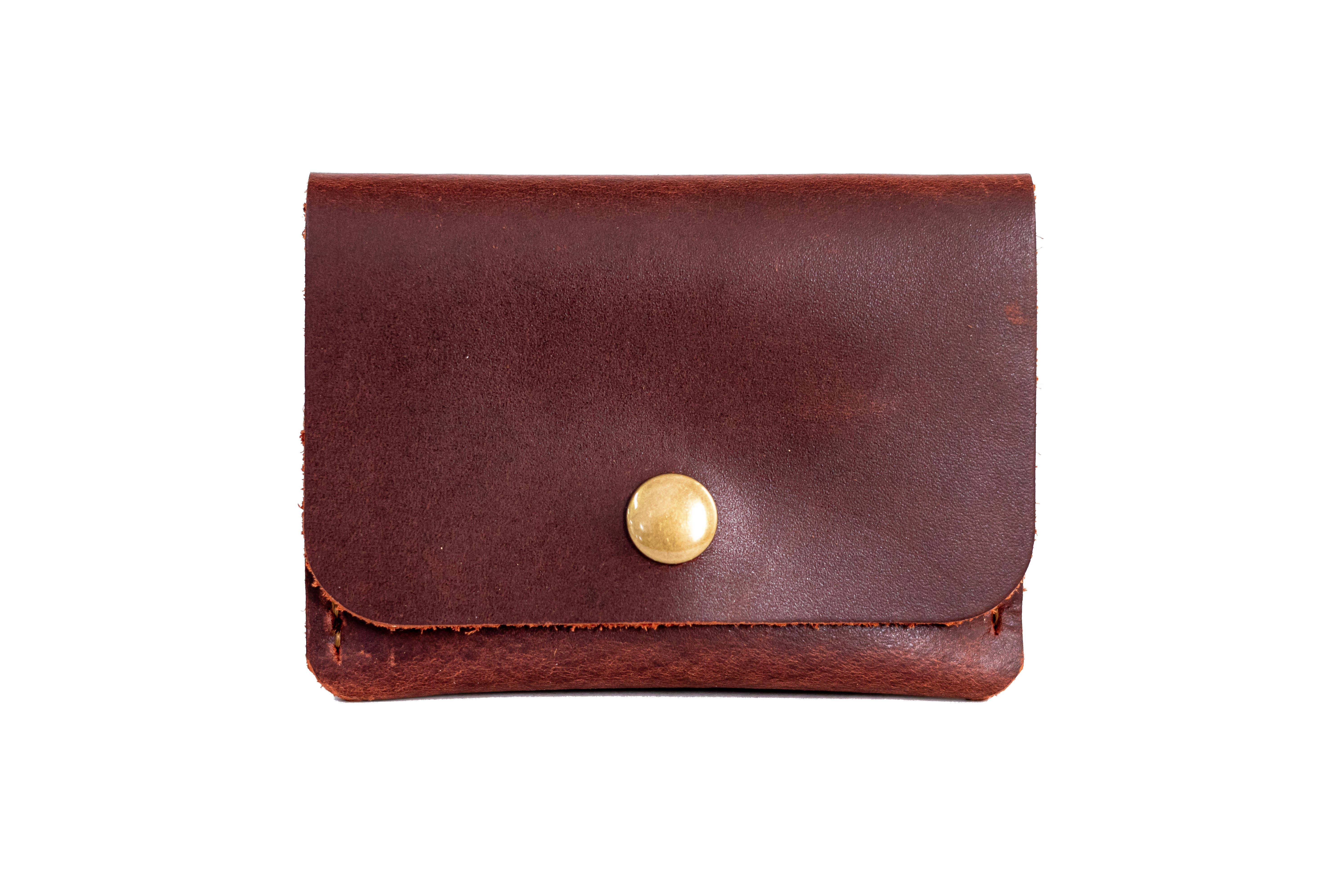 In Blue Handmade - Wholesale Wallet - Women's - Leather Card Wallet | Small Snap Handmade Leather Wallet0