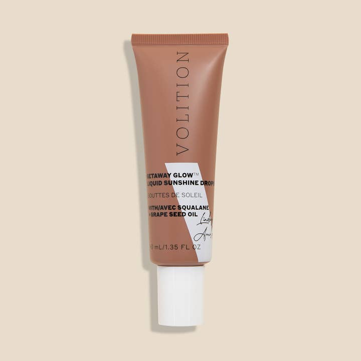 Gocce di Sole Liquido Getaway Glow per la vendita all'ingrosso da parte di Volition Beauty