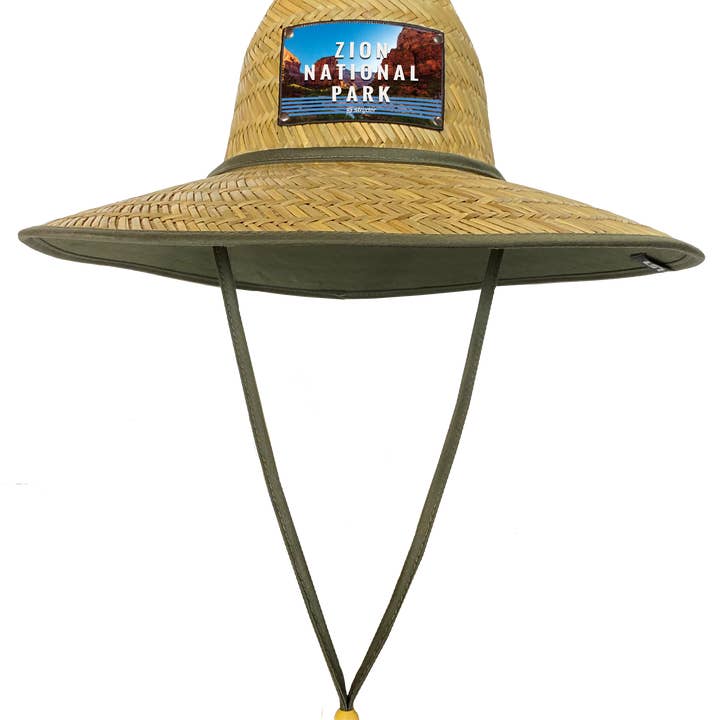 Zion 3 Patch Stor Patch på Halm Livredder Hat for engroshandel hos Stryder Gear