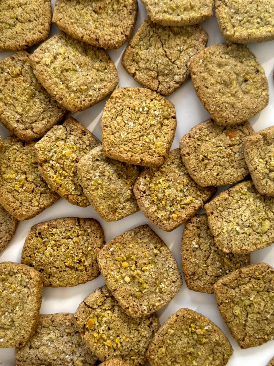 Sett Goods - Wholesale Cookie - Pistachio Snap (Shortbread Cookies)  1