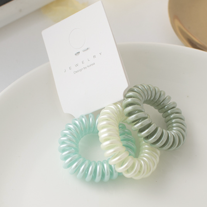 XO Fashion - Vente Élastique à cheveux - O3020, haute élasticité et absence de traces, couleur champagne brillant5