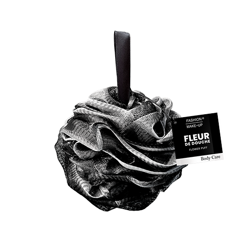 BEAUTY FOULE DIFFUSION - Venta al por mayor Pufs/esponjas de baño - FLOR DE DUCHA - 50gr - 07 - ANTRACITA - FASHION MAKE UP0