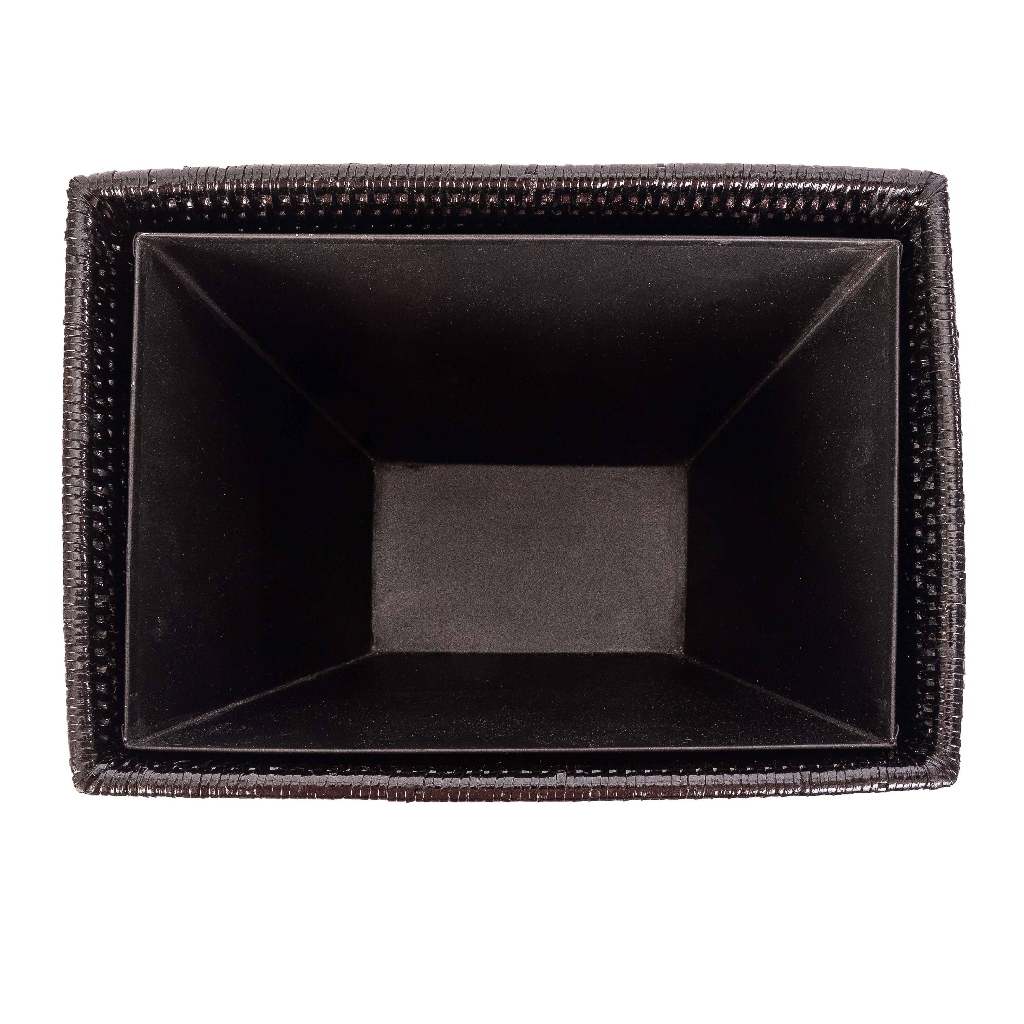 Artifacts Trading Company - Wholesale Trashcan/Trash Bin - Rattan Rectangular Tapered Waste Basket8