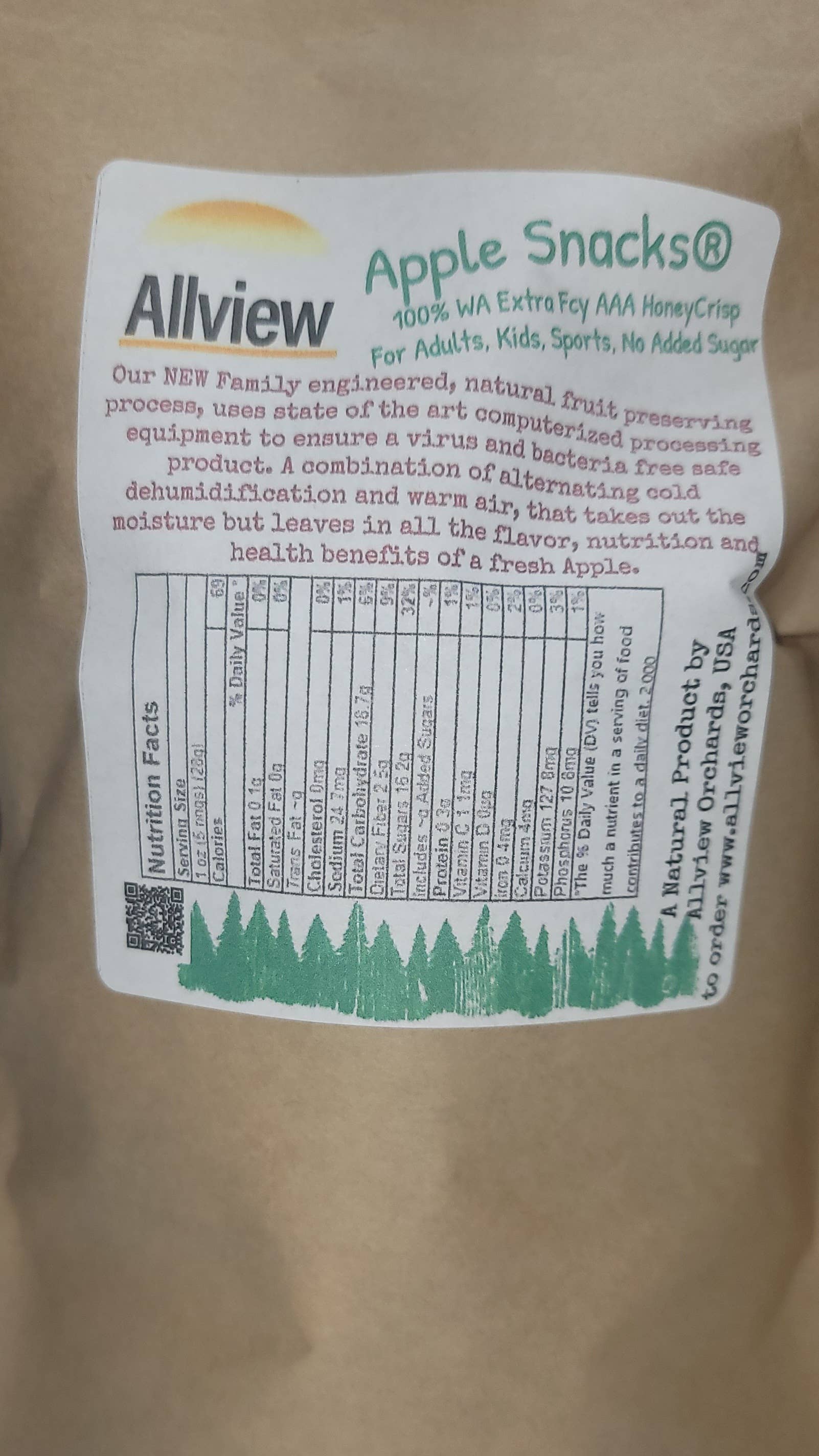 ALLVIEW ORCHARDS - Wholesale Dried/Dehydrated Fruit - NEW Sale-Honey Crisp Apple  Snacks5