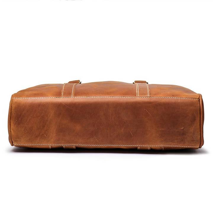 Steel Horse Leather – Großhandel Laptoptasche – Unisex – Die Bjorn Laptoptasche aus Leder | Aktentasche aus Vintage-Leder