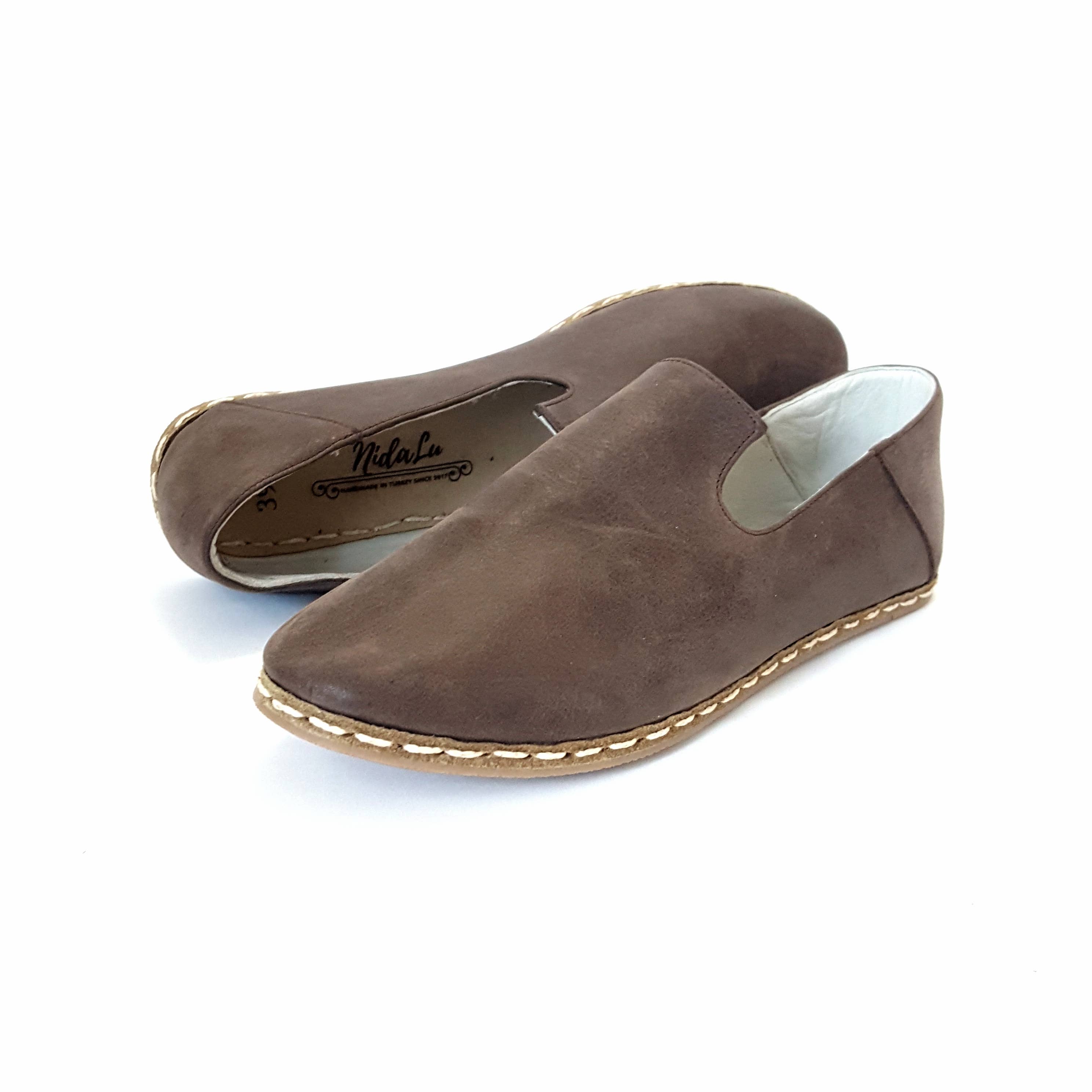 Nidalu Handmade - Wholesale Flats/Loafers - Unisex - Deniz Loafers in Bark (Unisex)3