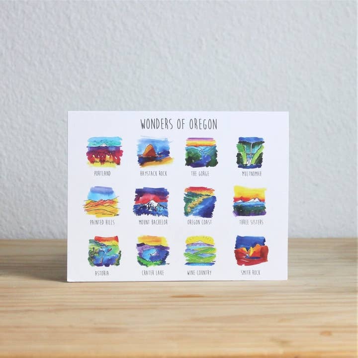 Tarjetas de felicitación de las maravillas de Oregón para venta al por mayor de IamBibby